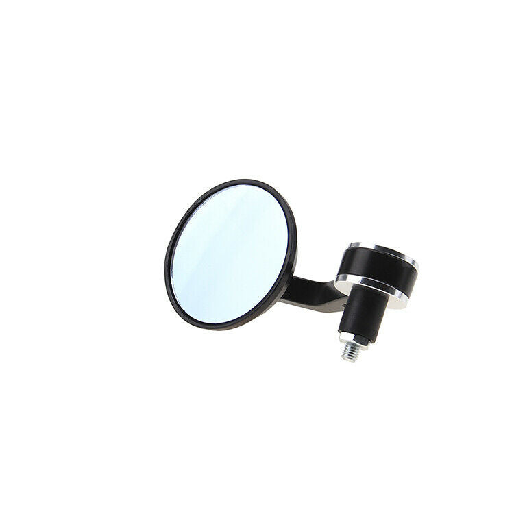 Motorcycle Rear View Mirrors 7/8'' 22mm Bar End CNC Anodized Blue Fit Universal
