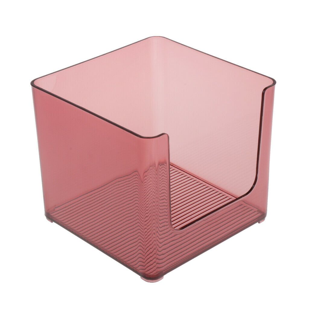 Plastic Desktop Jewelry Storage Finishing Box Organizer Cosmetics Display - Red,