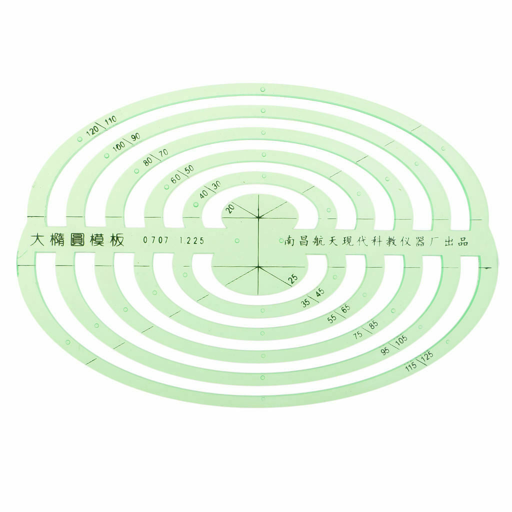 1pcs Plastic Drawing Templates Ruler Stencil For Kids Drawing Stationery - Large