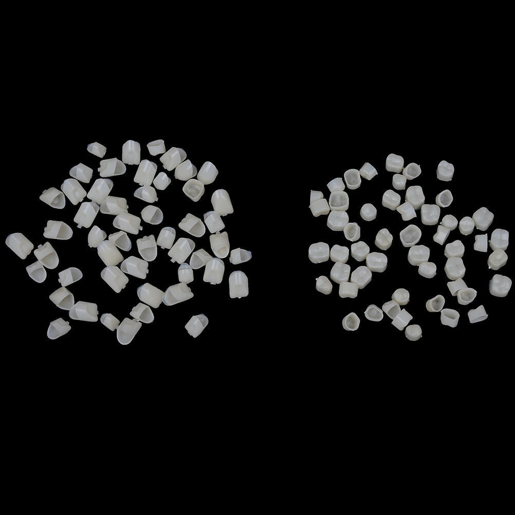 2 Packs Dental Temporary Crown Material For Anterior + Molar Teeth Veneers W XC