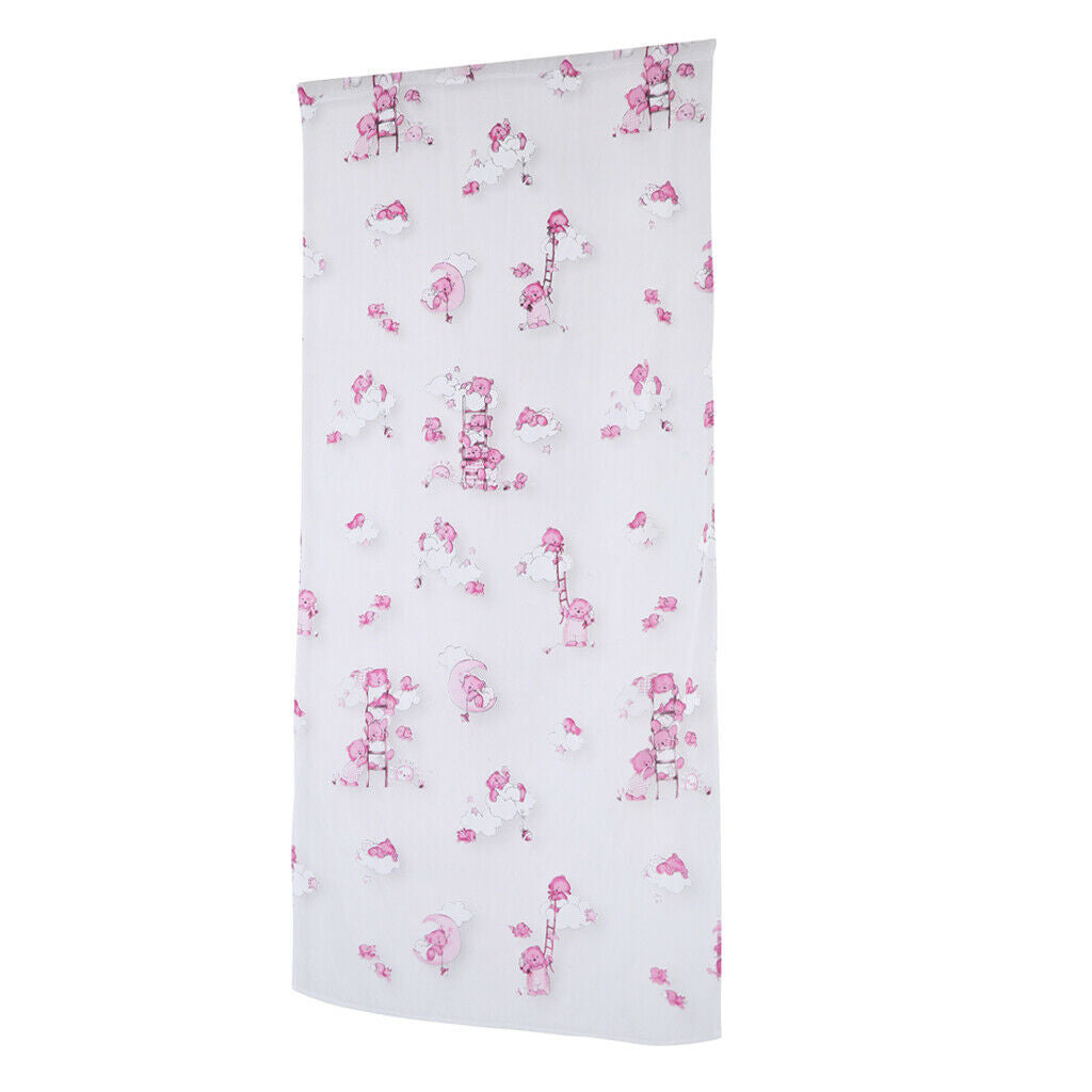 Kids Room Sheer Gauze Window Voile Curtain Tulle Drape Panel 39x79inch