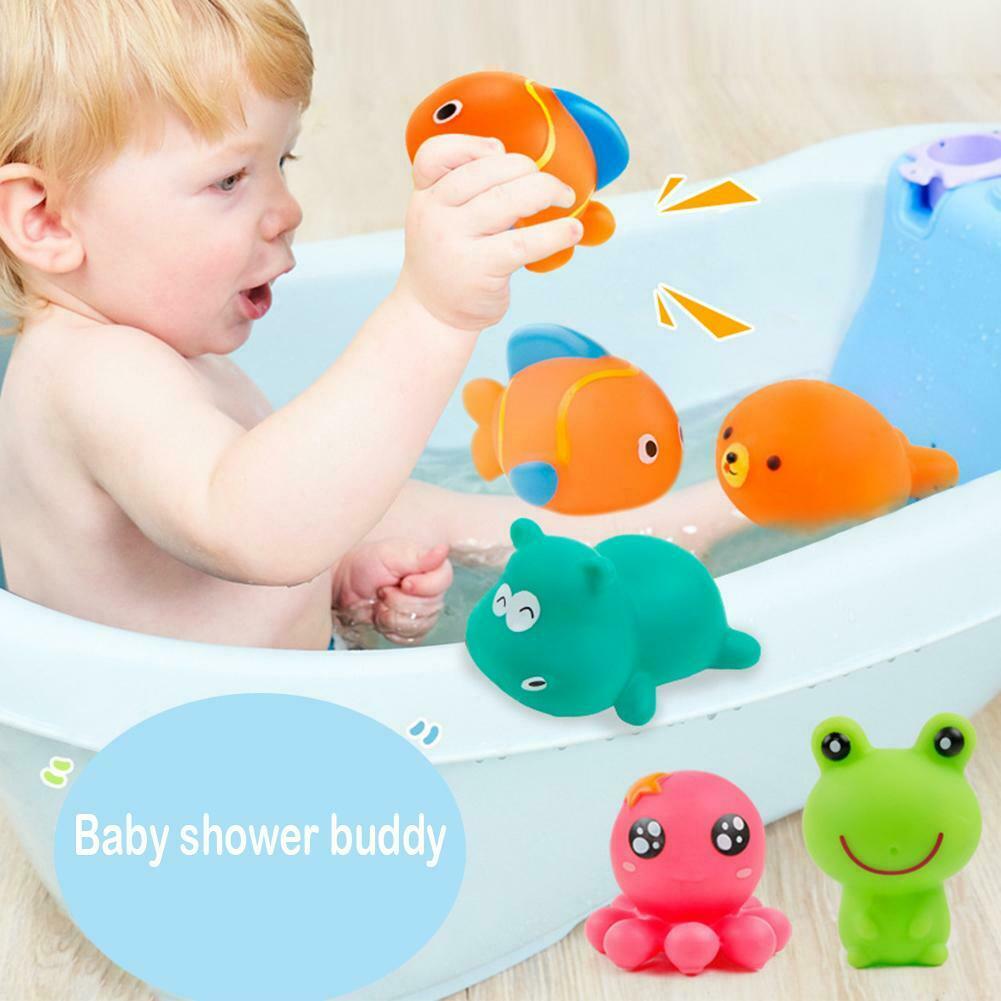 Baby Bath Toys Rubber Water Spraying Baby Toys Squirters Shower Toys @