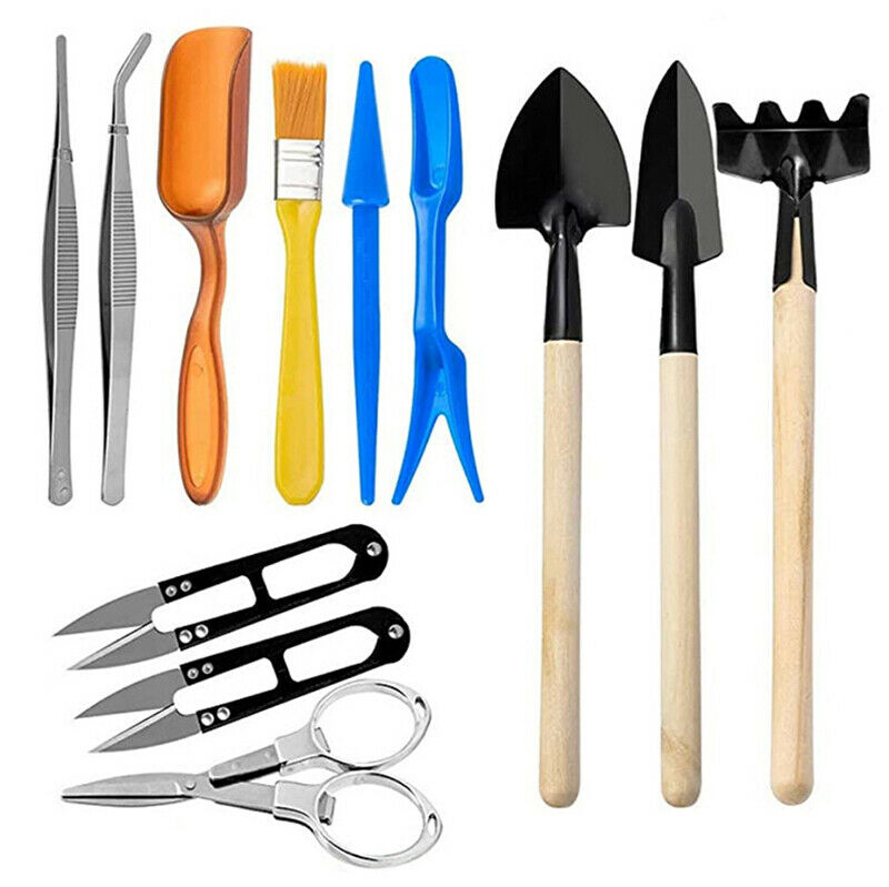 12Pcs Succulent Plants Tool Mini Garden Hand Transplanting Gardening Tool  JdDF