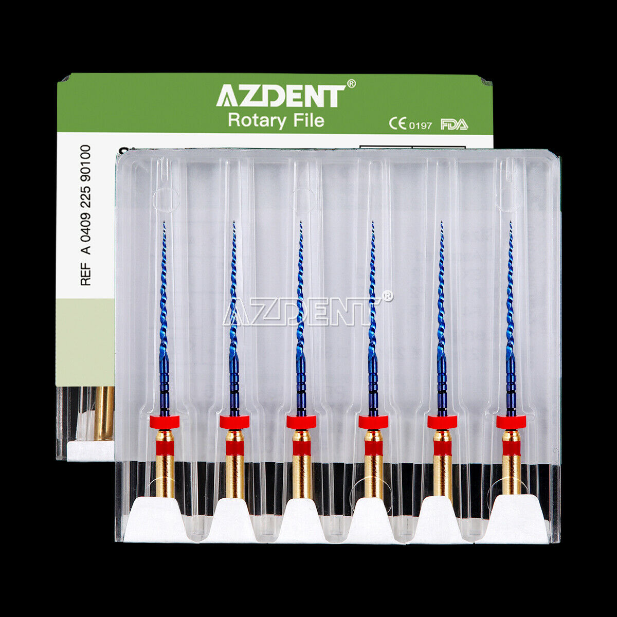 5X 25mm Dental Engine Use Rotary Heat Activated Canal Root Endodontic Files F2