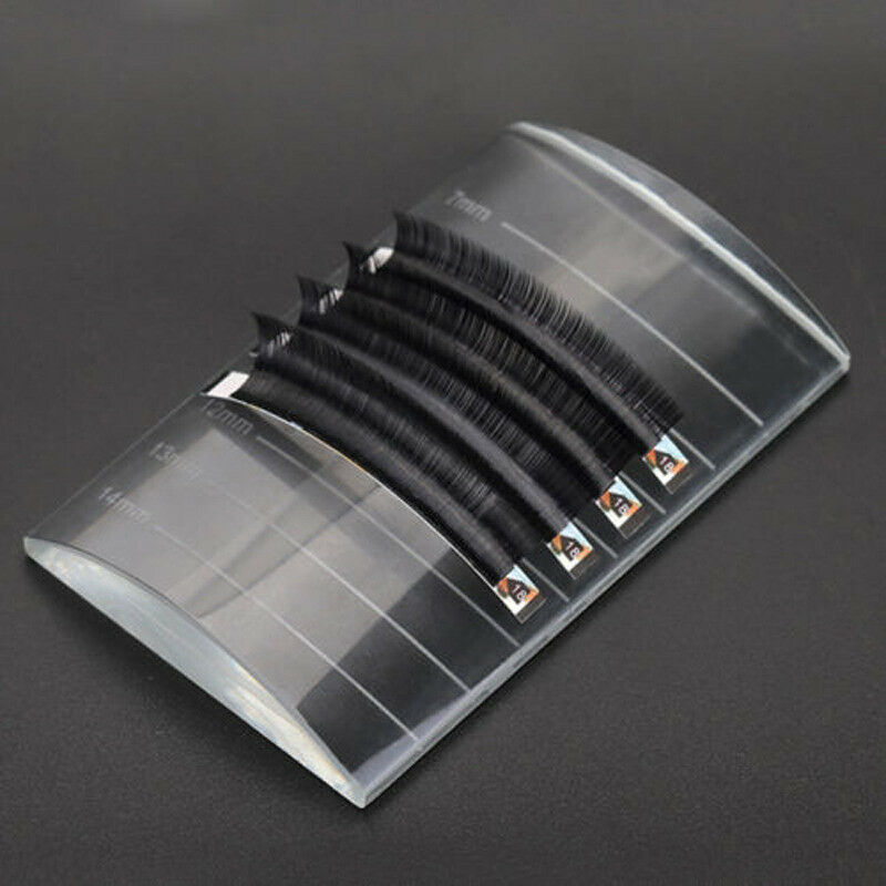 Eyelash Extension U Curved Crystal Glass Eye Lash Stand Pallet Holder Lash Tray