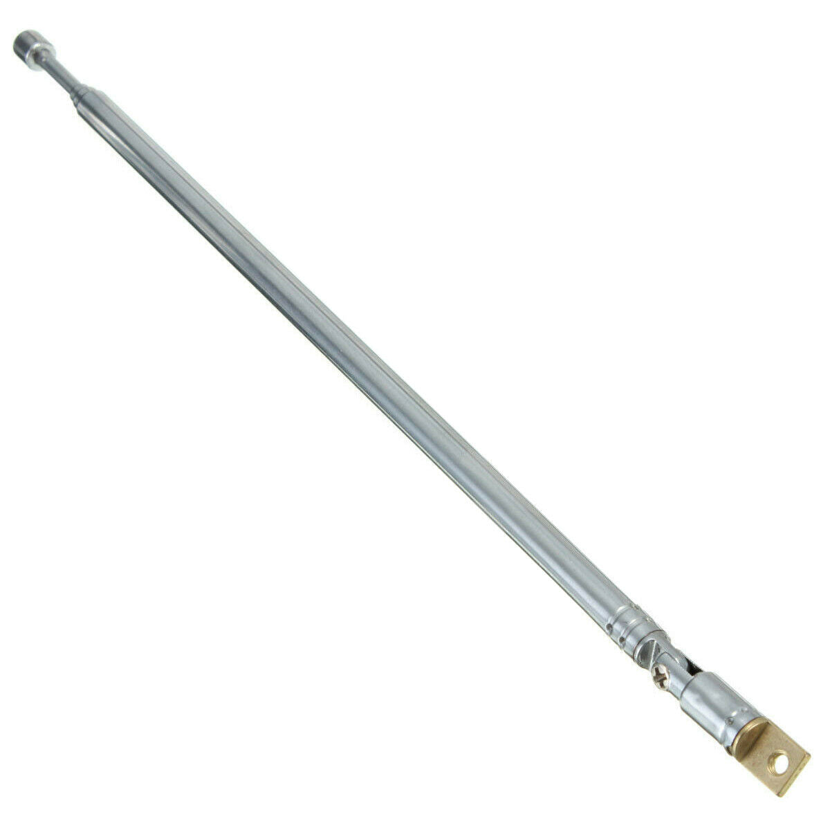 Full-Channel AM FM Radio Telescopic Antenna Replacement 63cm Length 4 Sections