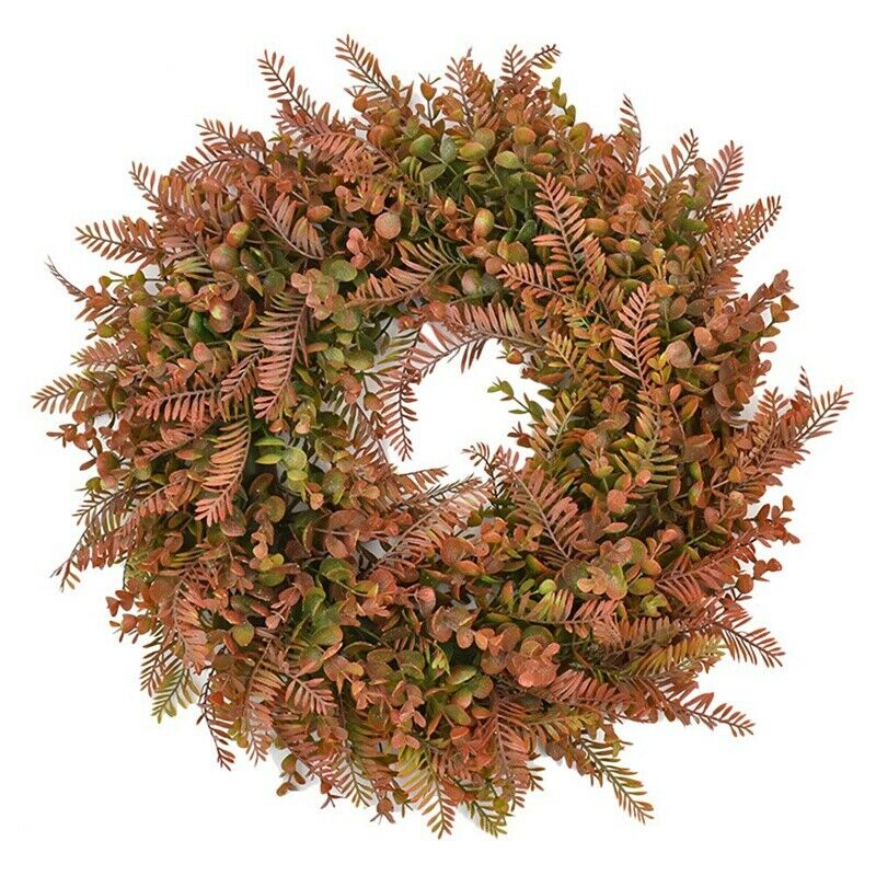 Artificial Eucalyptus Door Wreath for Front Door Indoor Window Wall Wedding J9Q2