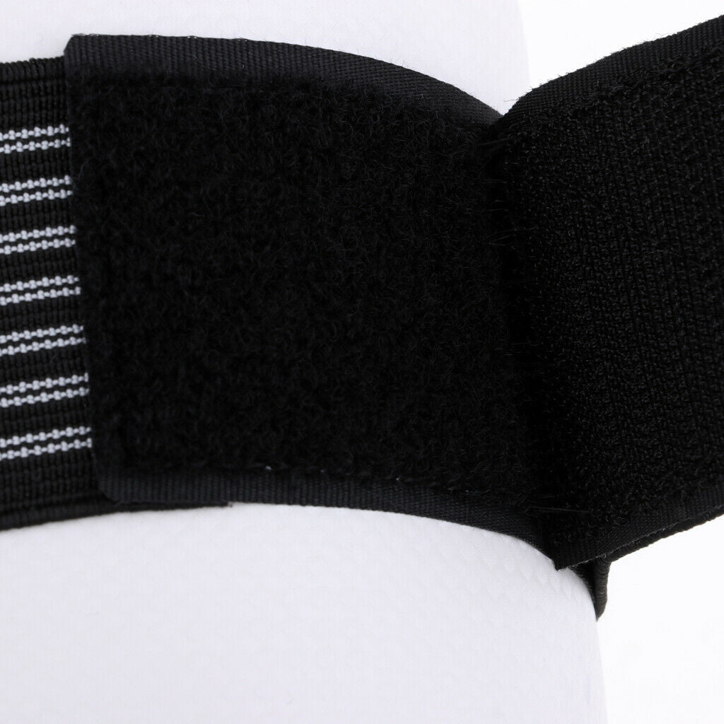 2 Pair of Taekwondo Shin and Forearm Pads Extra Protector Guards, White, M Size,
