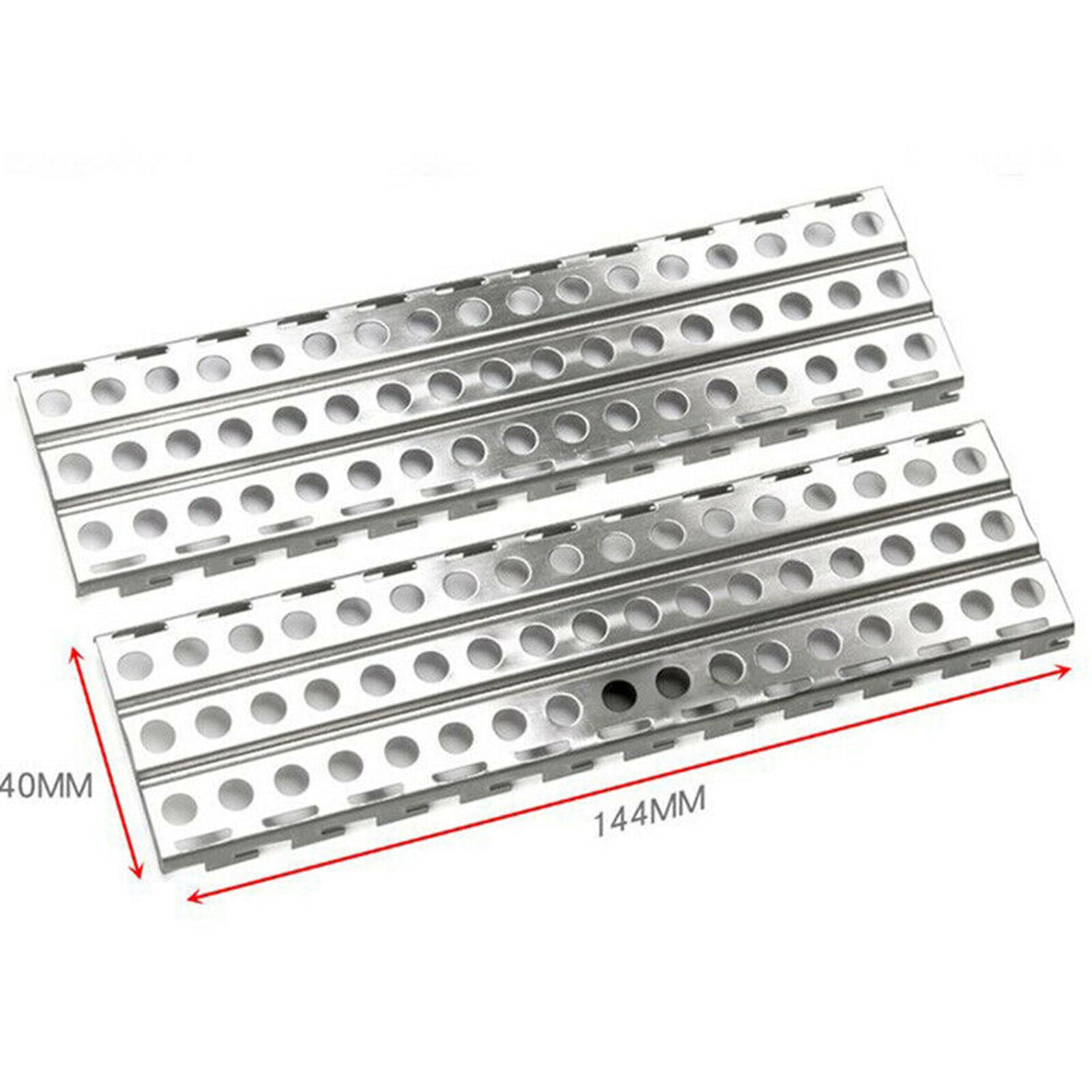 For Axial SCX10 TRX-4 D90 1/10 RC Crawler 2Pcs Stainless Steel Sand Ladder Board