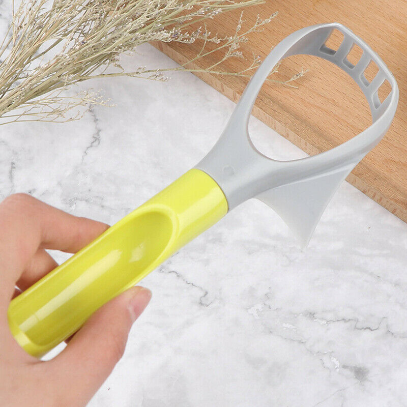Kitchen 5-in-1 Avocado Slicer Fruit Tool Plastic Vegetable Masher Porta Lt
