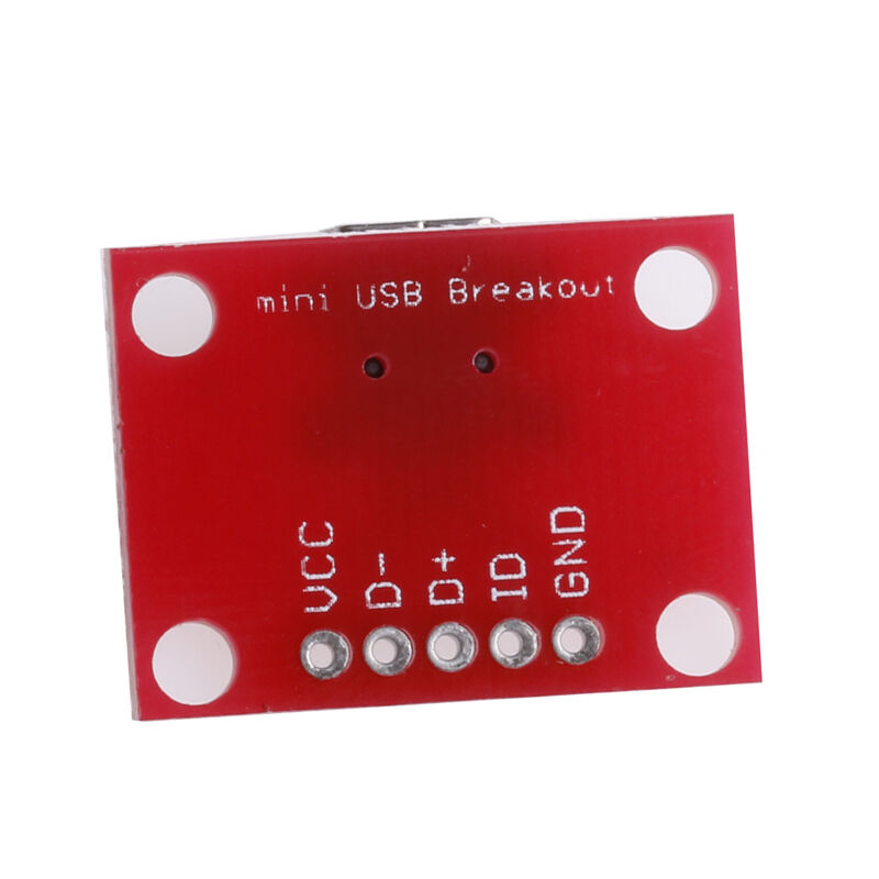 Mini USB Adapter Plate Board Breakout For USB Mini-B Extension 1PC