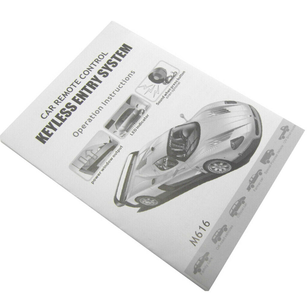 Car Keyless Entry System Remote Control Key Central Door Lock Kit