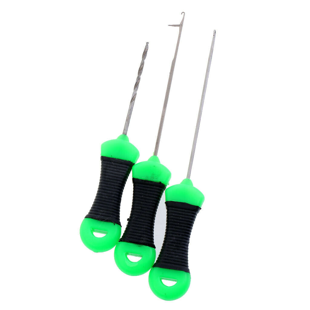 3 Pieces Fishing Bait  Tool Boilie Stringer Hook Needles