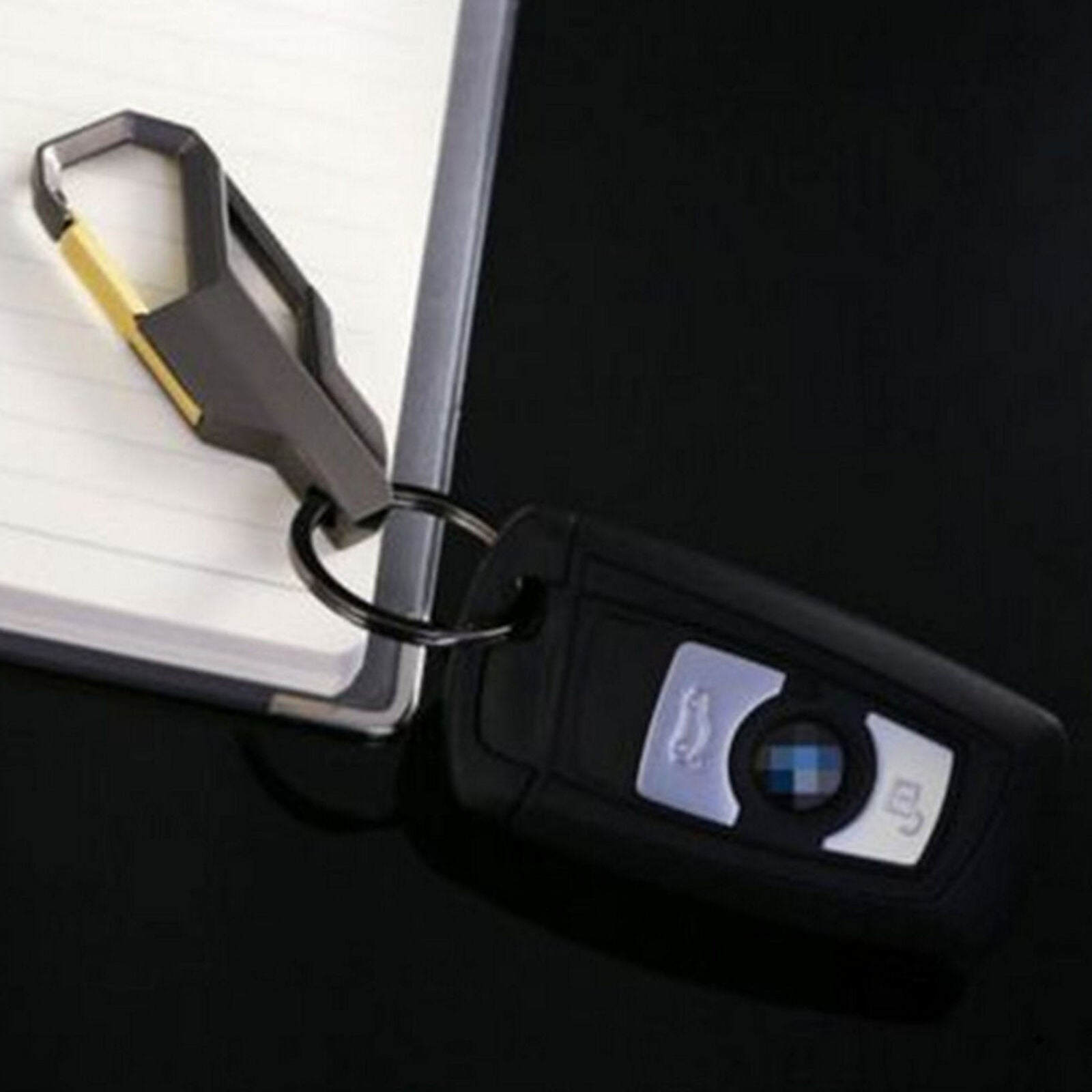 1pc Creative Business Man Key Chain Ring Keychain Keyring Key Fob Metal Gift Car