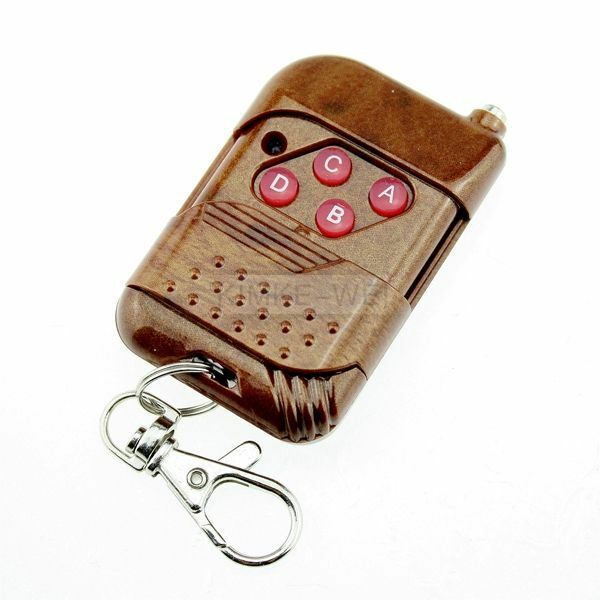 4 Channel Wireless RF Remote Control with 2 Receivers 433MHz
