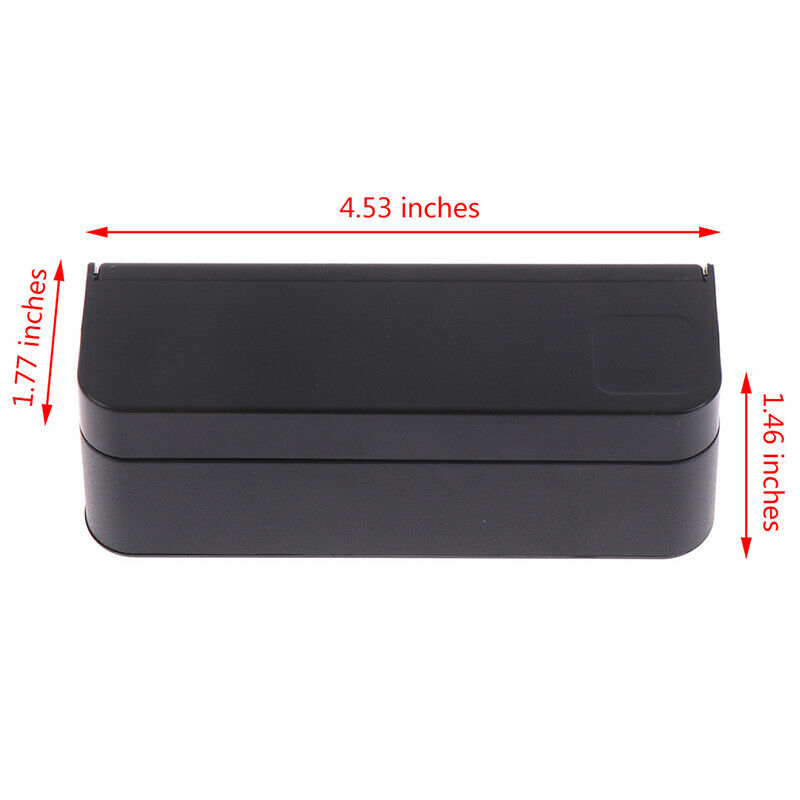 Car Black Coin Case Loose Change Storage Box Small Money Wallet Holder Or.l8