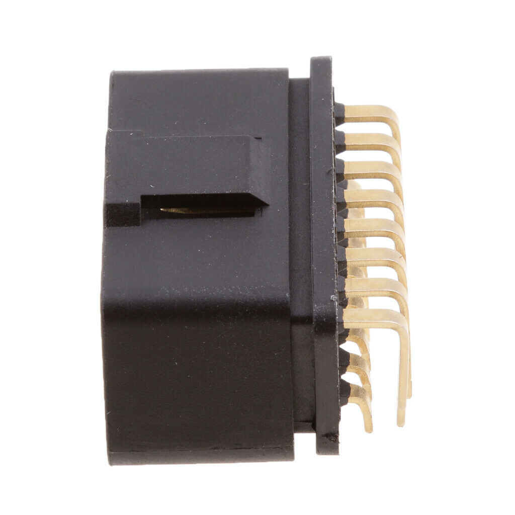 Car Diagnostic Adapter OBD II OBD2 16Pin 90 Degree Angle Male Plug Connector