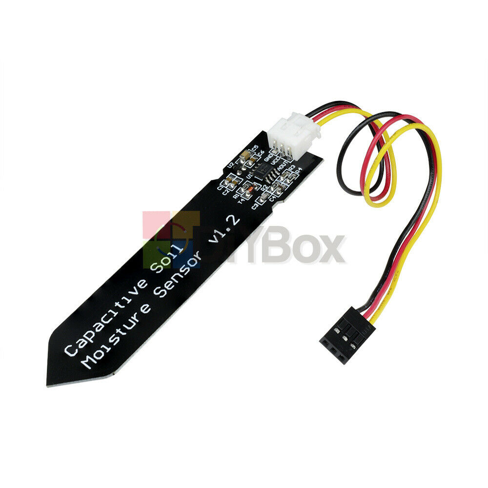 3.3V-5.5V Capacitive Soil Moisture Sensor V1.2 Corrosion Resistant +Analog Cable