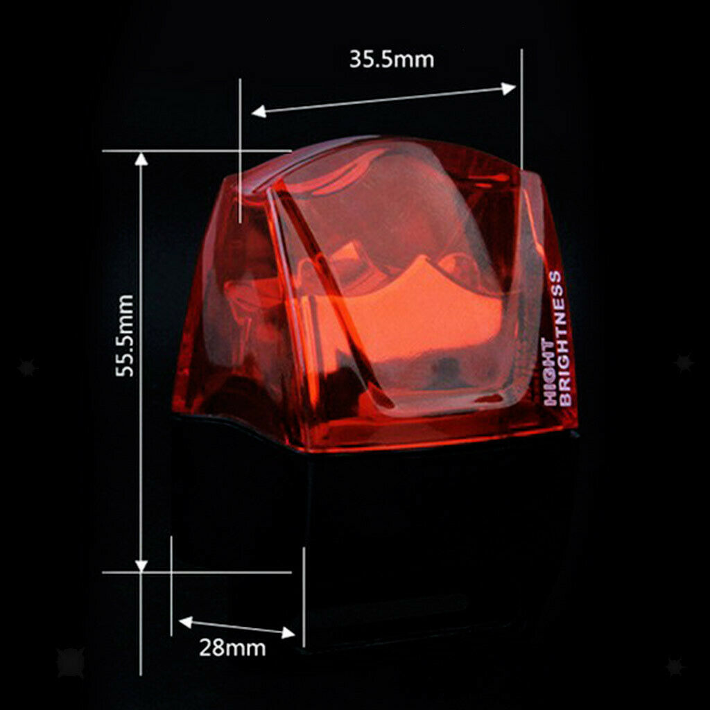 No Battery  Tail Lamp Safety Bike Light Self-  Rear Light