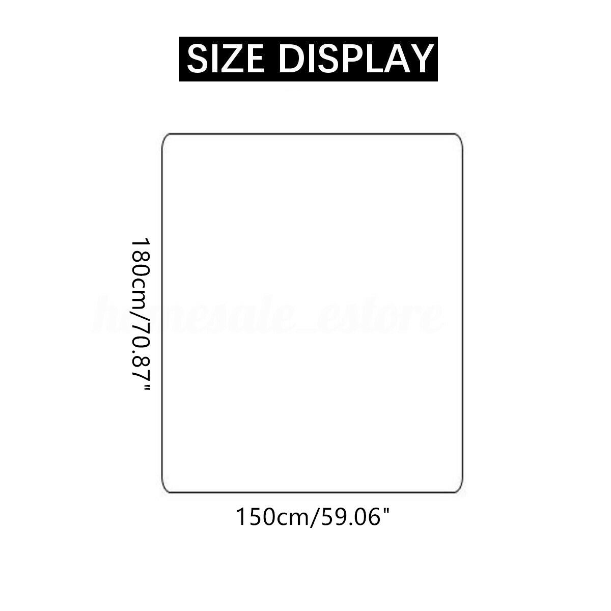 79x59'' Polyester Fiber Shower Curtain Waterproof Bathroom Home Decoratio