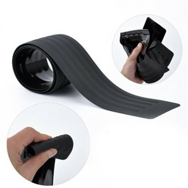104CM Rubber Car SUV Trunk Sill Plate Bumper Guard Protector Pad Cover Anti-skid
