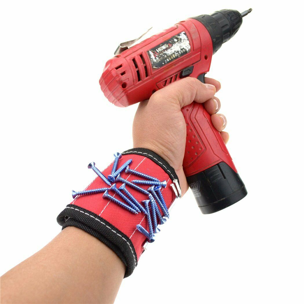Magnetic Wristband W/Strong Magnets for Holding Screws for DIY Work for Handyman