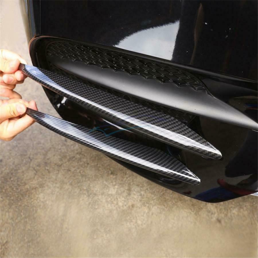 Carbon Fiber Car Front Fog Lamp Trim Panel For Mercedes-Benz W213 E-Class 16-20
