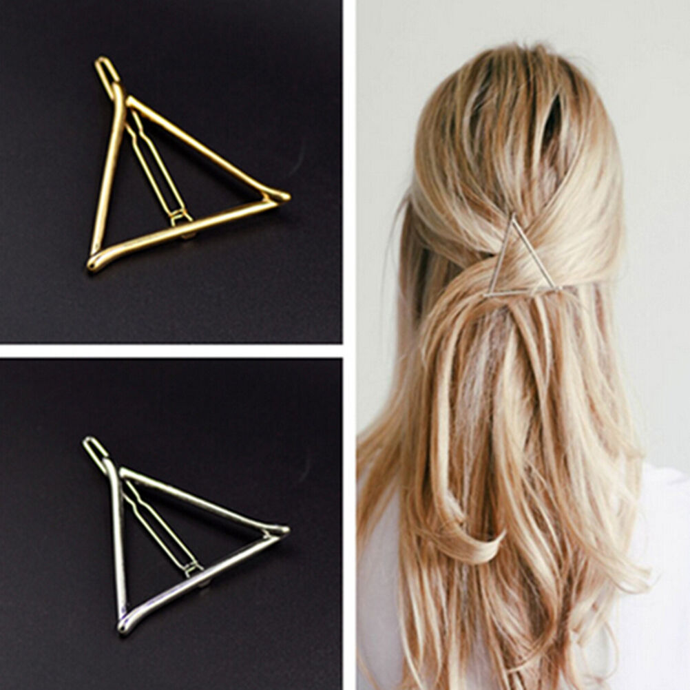 2X Women Korean Style Triangle Hairpin Hair Clip Hair Accessories Bobby Pi.l8