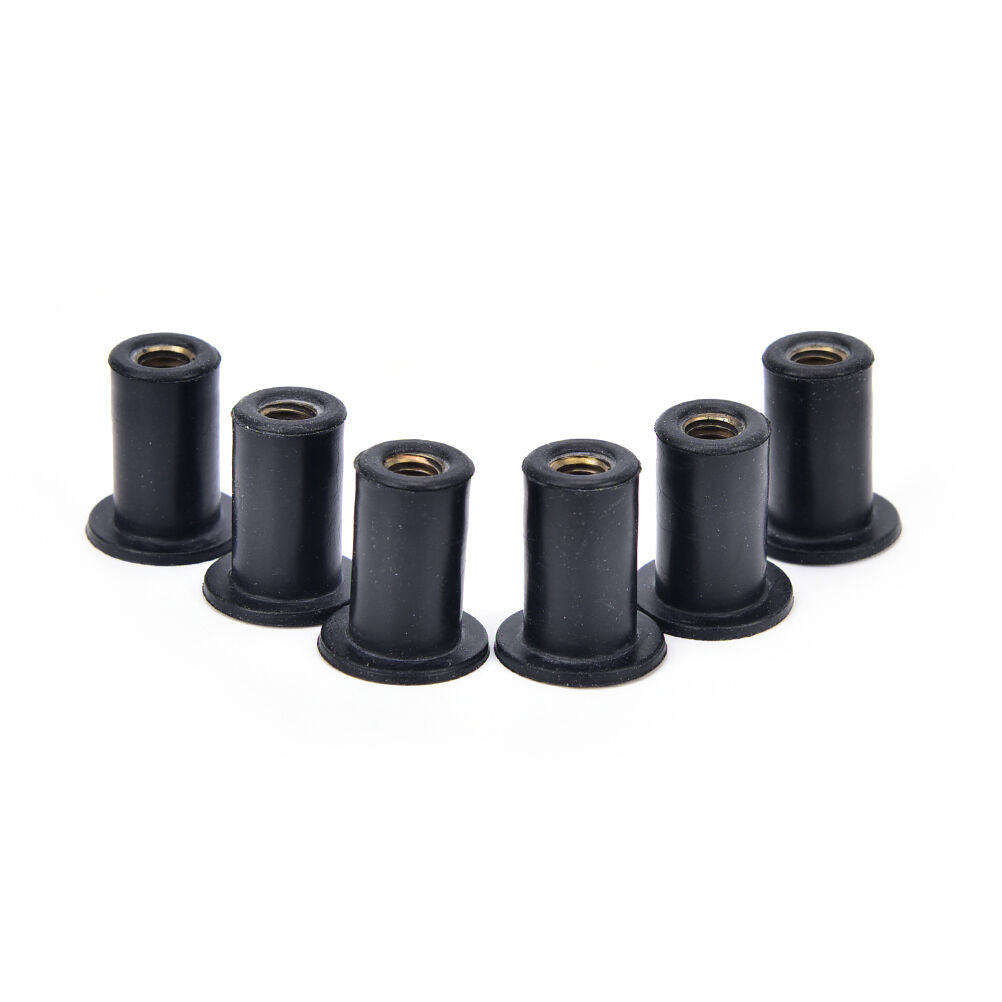 6pcs M5 rubber grommet well nuts blind fastener windscreen kayak accessori.l8