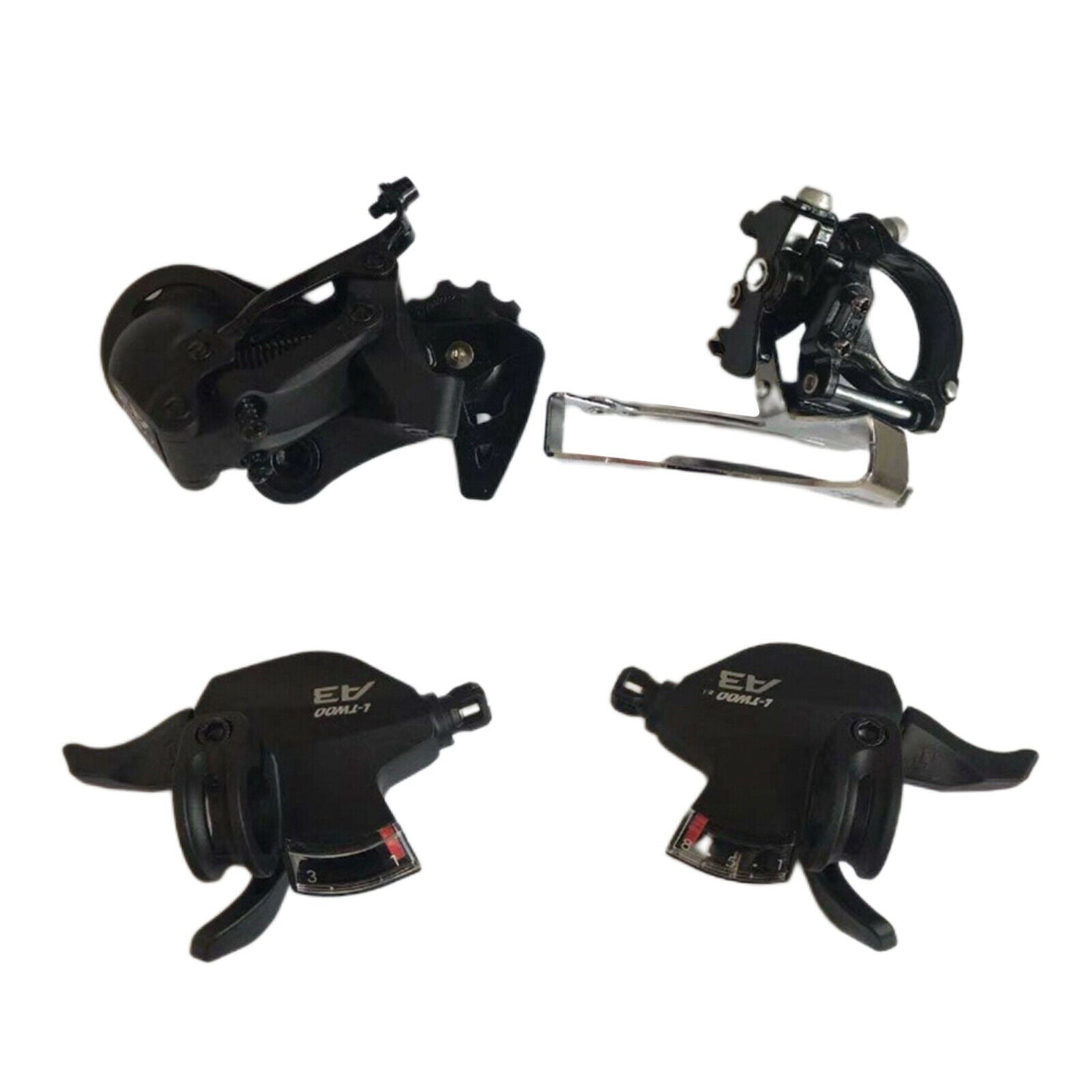 4pcs/set Front & Rear Derailleur Set A3 Right/Left Shift Lever Cycling