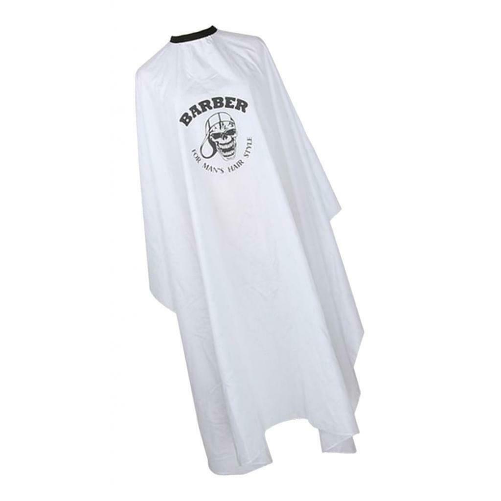 Static Free Barber Stylist Styling Cutting Coloring Shampoo Cape Gown White