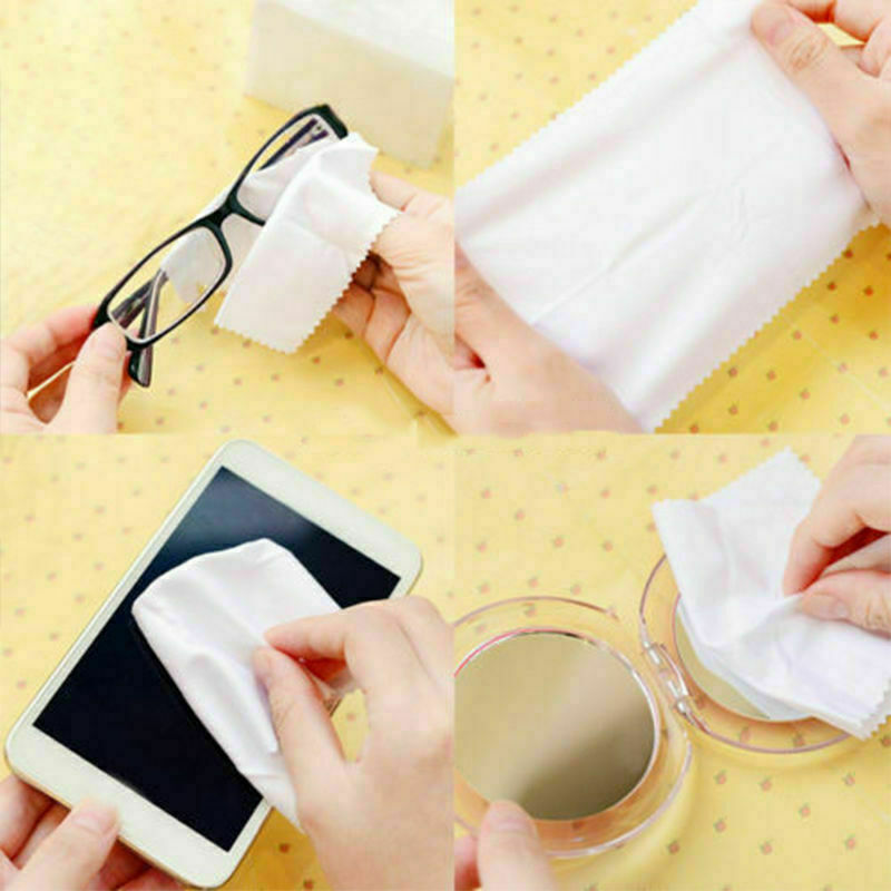 10xNew Cleaning Cloth Square Microfiber Phone Screen Camera Lens Glasses Cleaner