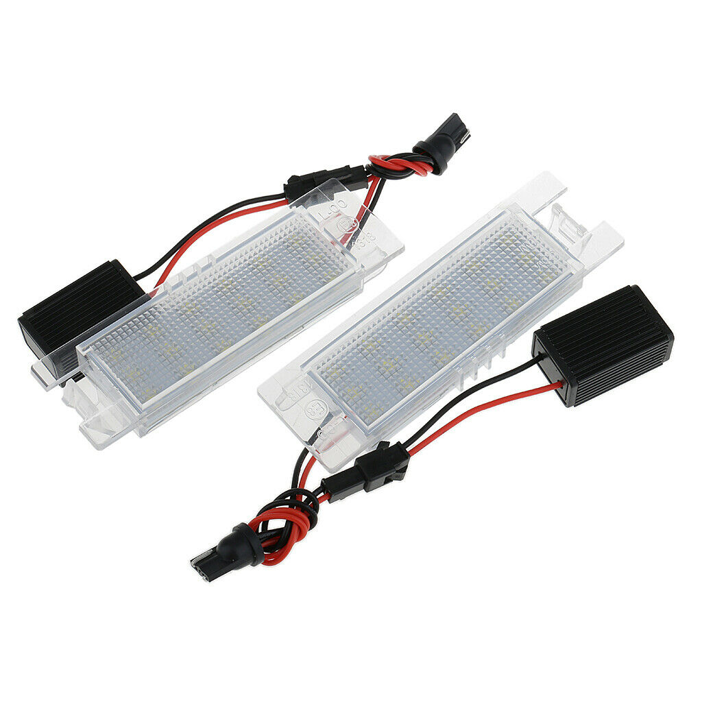 2x Car Auto Rear 18-LED Number Plate Light for  Zafira B/ H/Corsa D