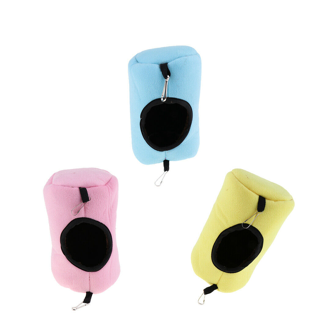3 Set Chinchilla Hedgehog Bed Accessories Cage Toys Pet Ferret Rat Habitat House
