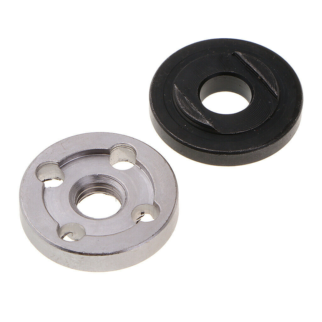 6Pcs Round Clamp Flange Lock Nut & Grinder Flange Nut for 100 Angle Grinders