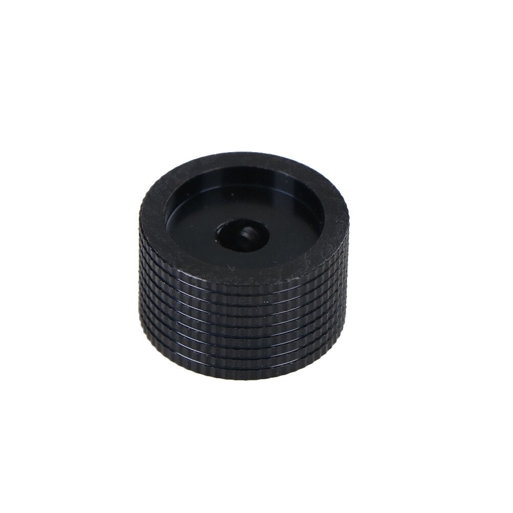 Dia Black Aluminum Rotary Control Potentiometer Knob 25mm x 15.5mm、_.l8