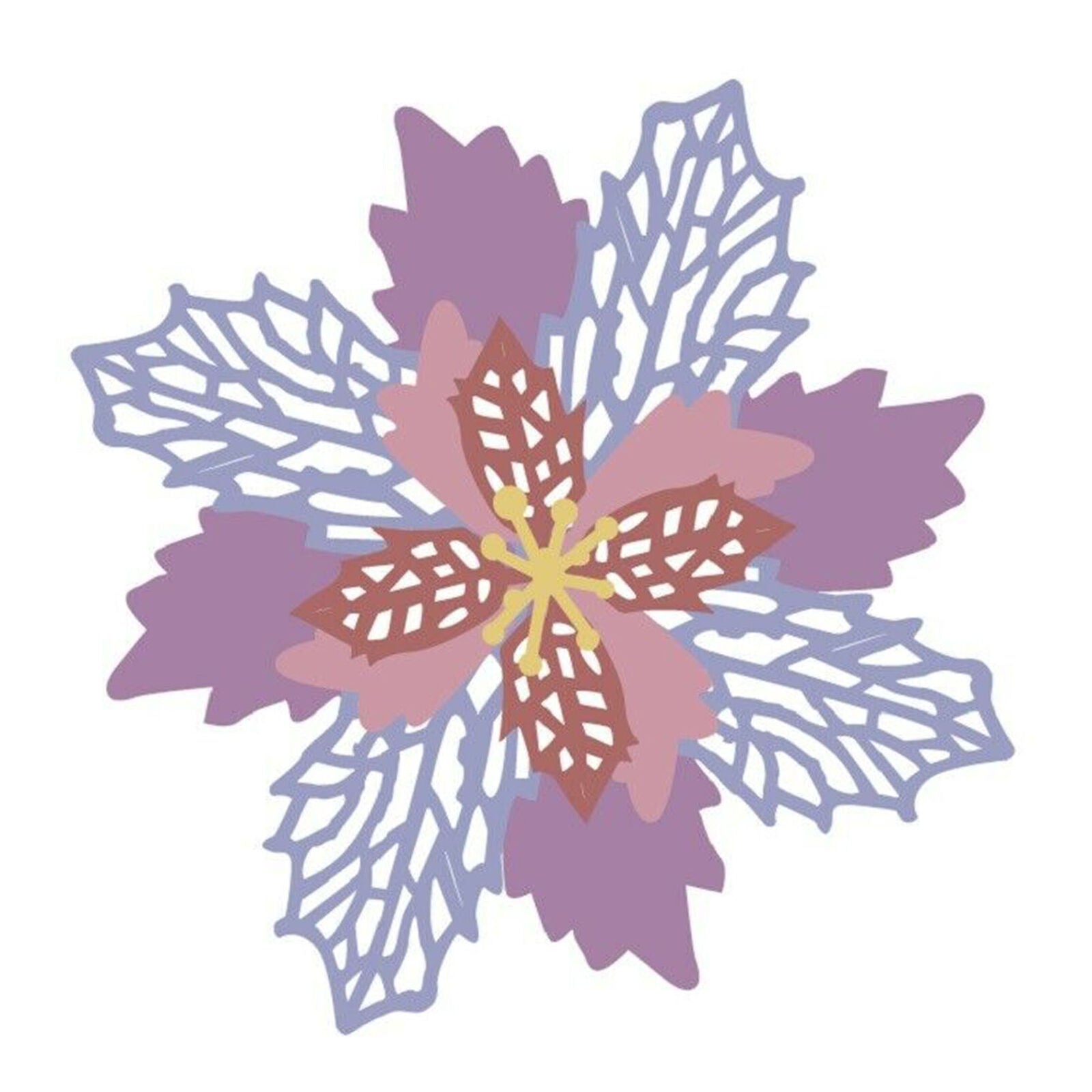 Cutting template flower sheet Christmas wedding birthday card album decoration