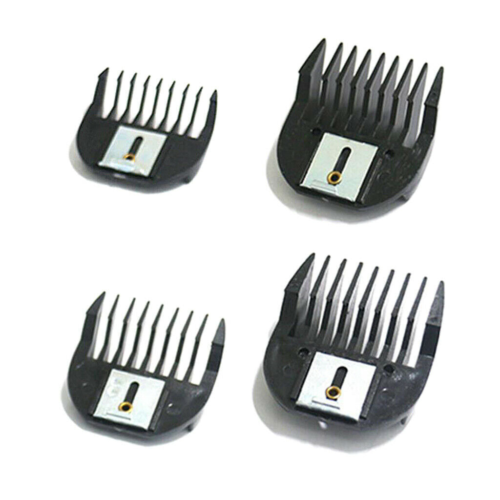 4x 3/6/9/12mm Electric Hair Clipper Limit Guide Comb Size Replacement Tool