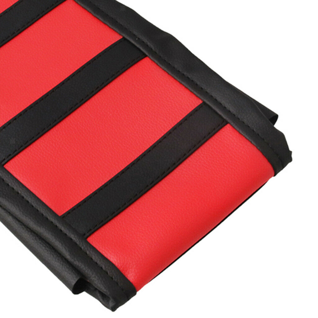 Dirt Bike Seat Cover Rubber Universal Durable Red/Black Fashion Design