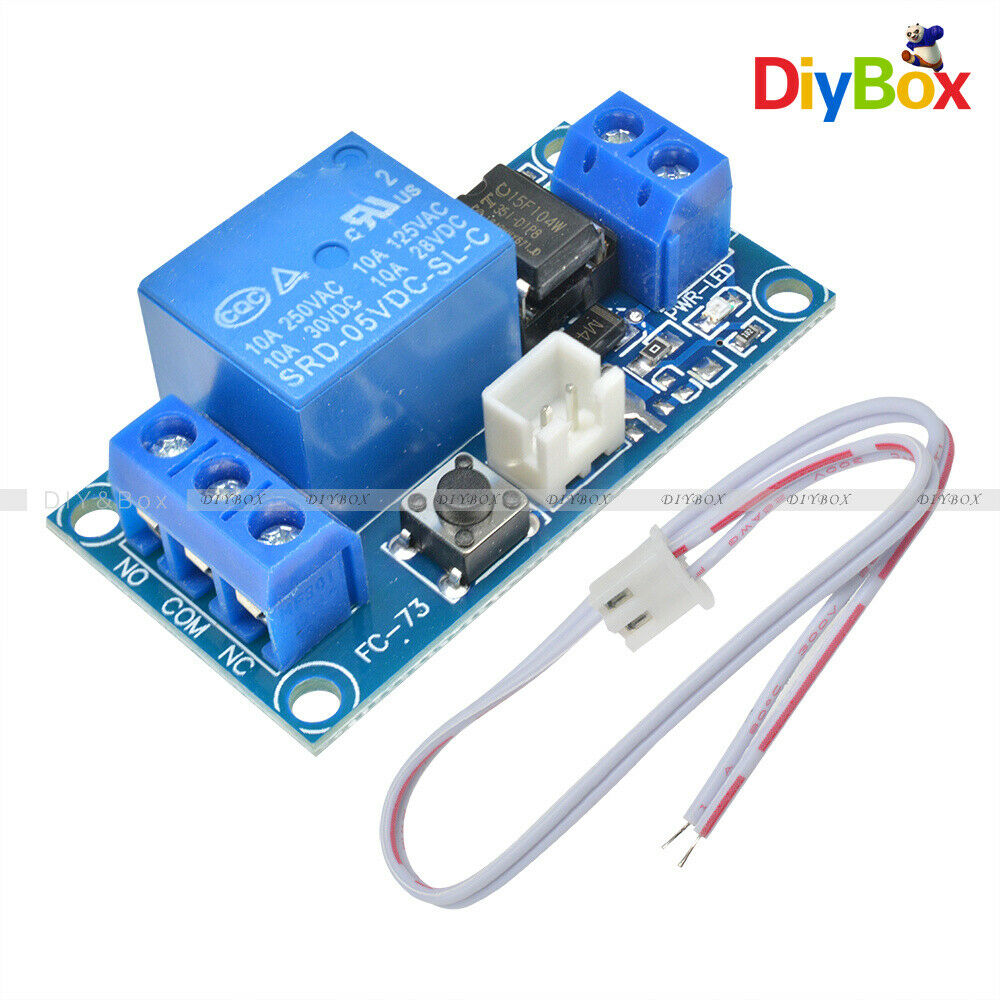 1 Channel 5V Latching Relay Module with Touch Bistable Switch MCU Control Board