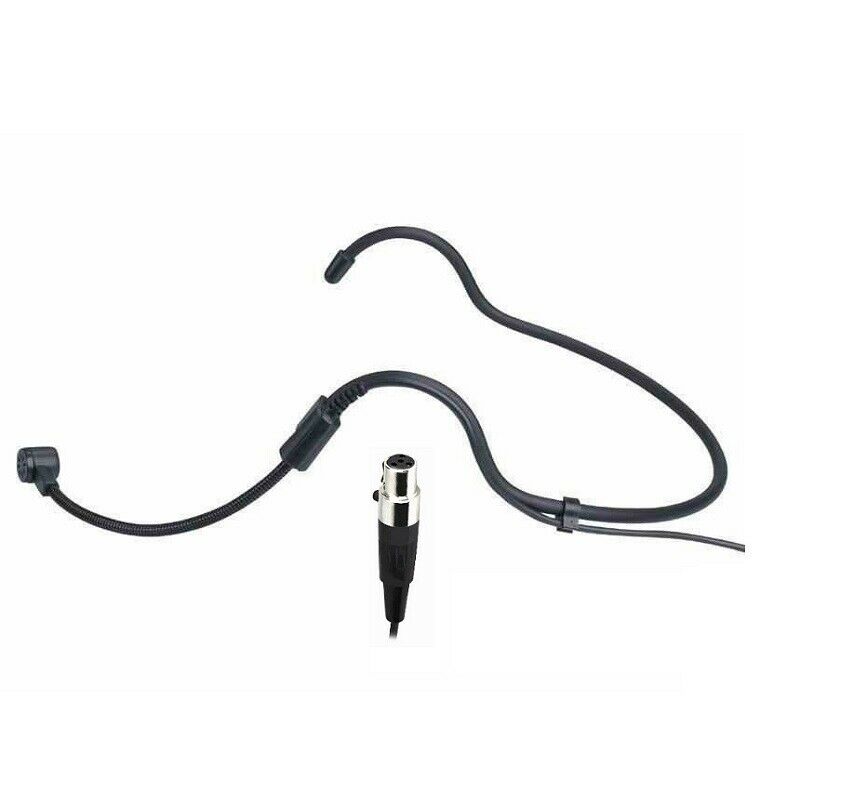 4 Pin TA4F Headworn Headset Condenser Microphone Mic For SHURE Wireless System