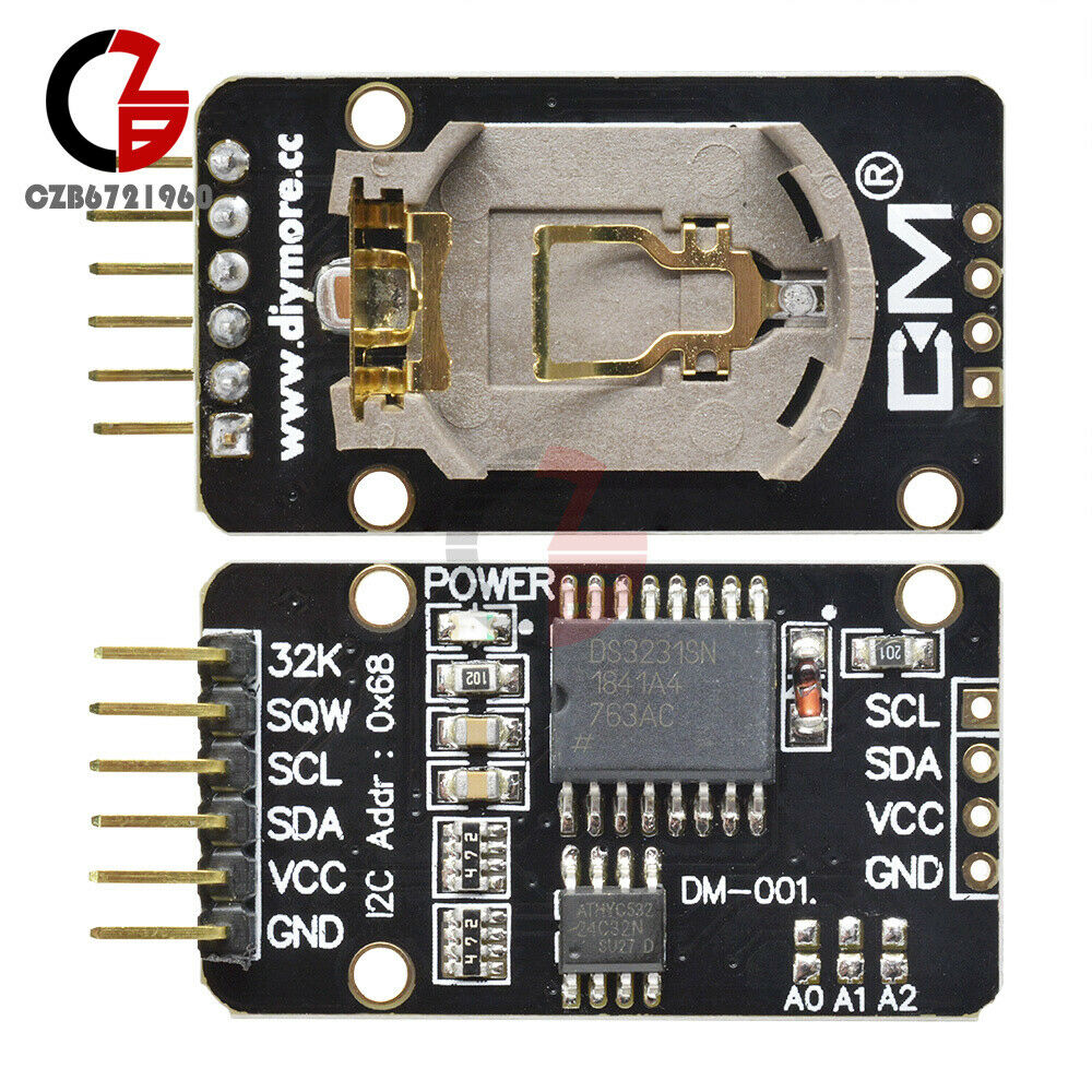 Arduino DS3231 ZS042 AT24C32 IIC Module Precision Real Time Clock Memory diymore
