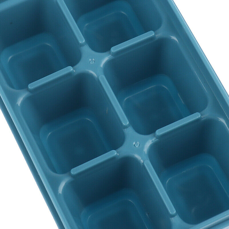 3pcs 6 Grids Food Grade Silicone Ice Tray Home with Lid DIY Ice Cube Mold.l8