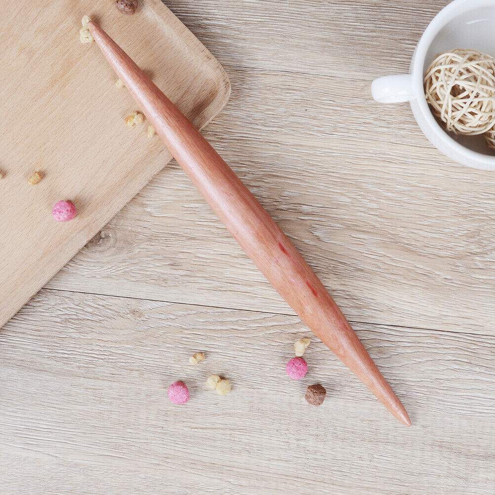 1Pcs non stick long wooden handle rolling pin dumplings fondant cake baki.l8
