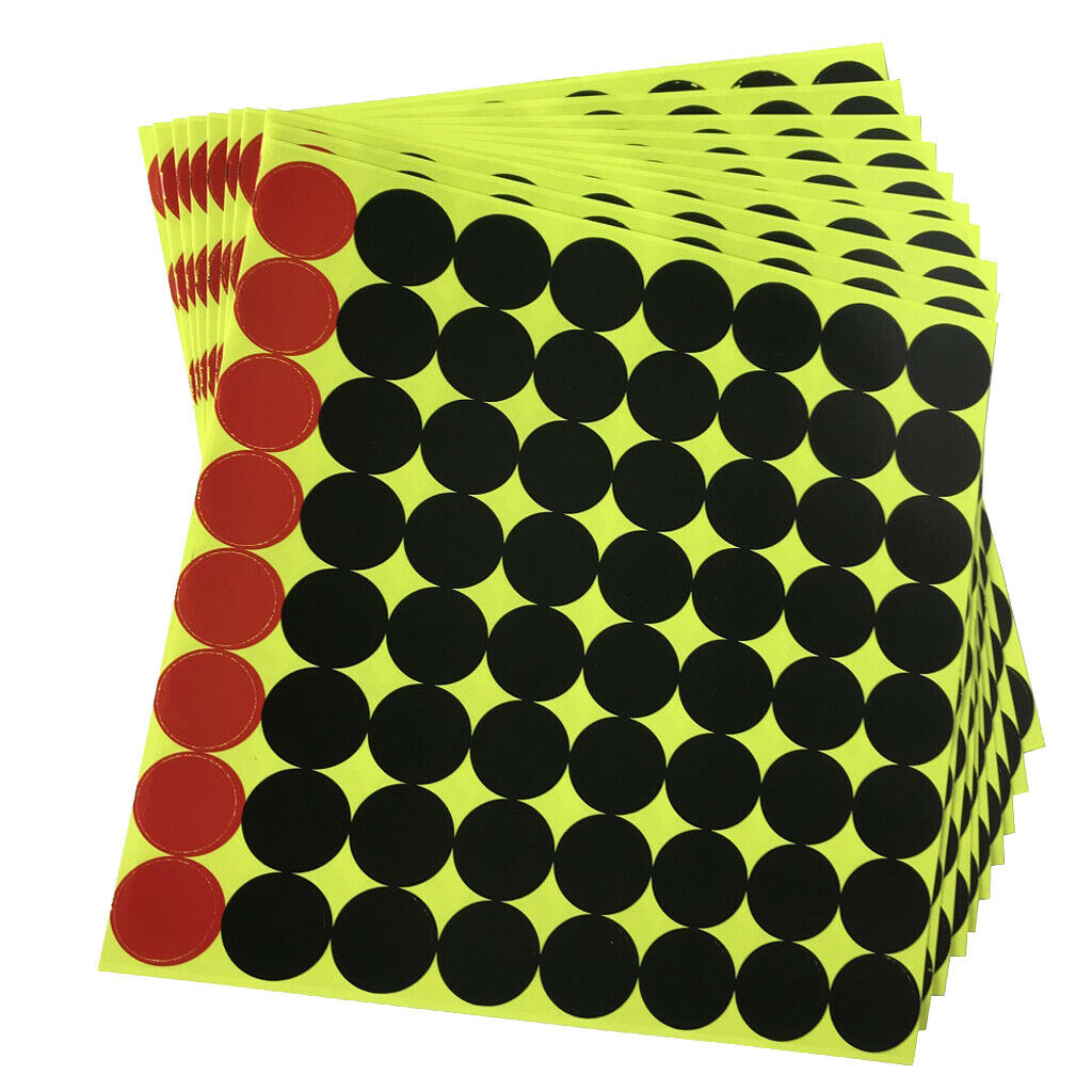 640 Pieces Round White Paper Adhesives Paper Splash Adhesives For Shooting