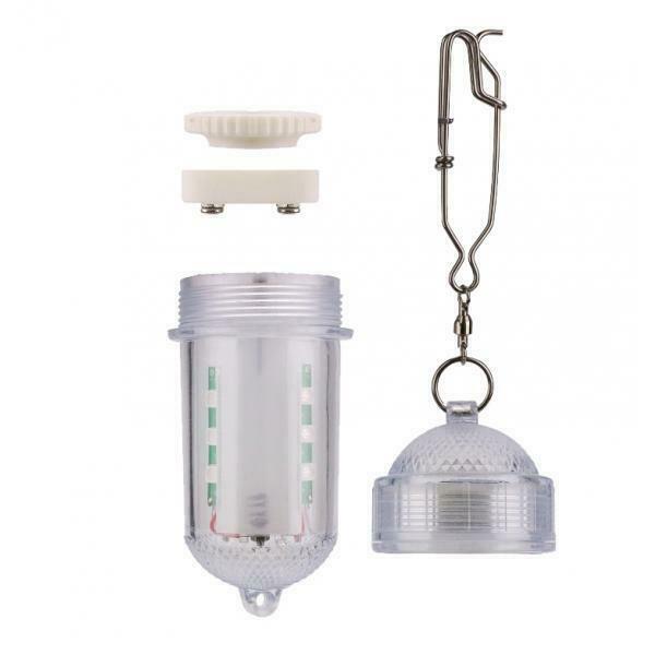 Underwater Deep Drop Fishing Light Attract Indicator Lure LED Lamp Bait Strobe -