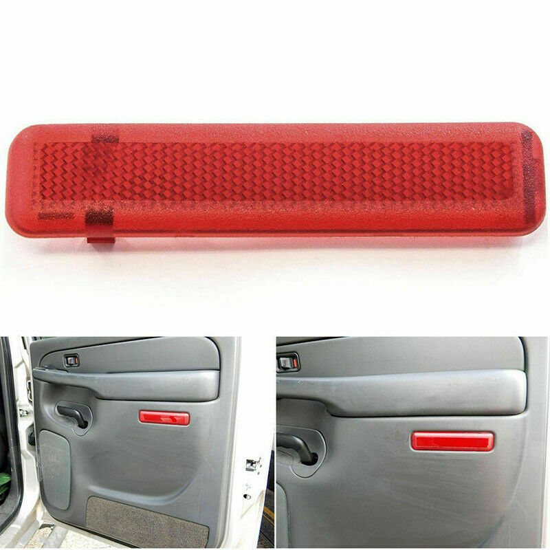 Right Door Panel Reflector Rear Trim Red For Chevy GMC Trucks SUV 2003-2007