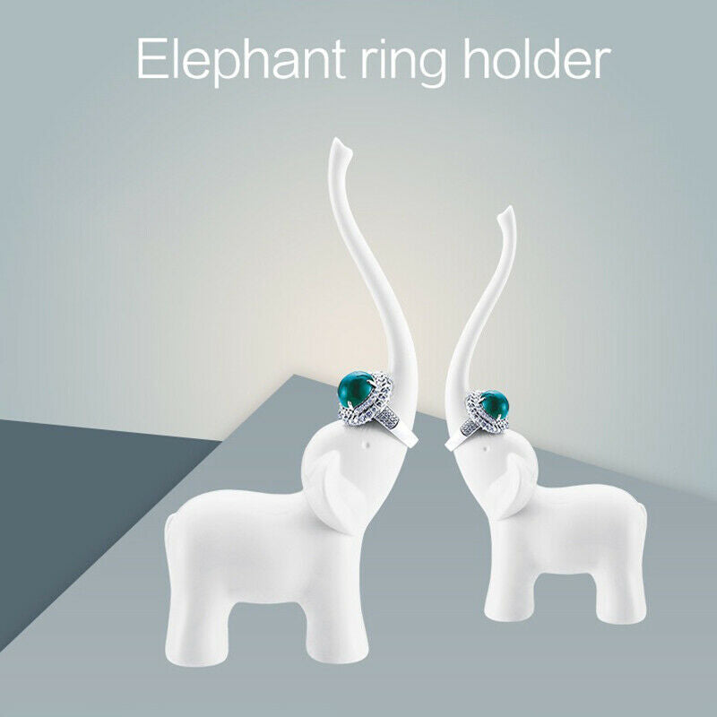 Display Stand Jewelry Elephant Storage Bag Melamine Stand Pendant DecoratioX7E9