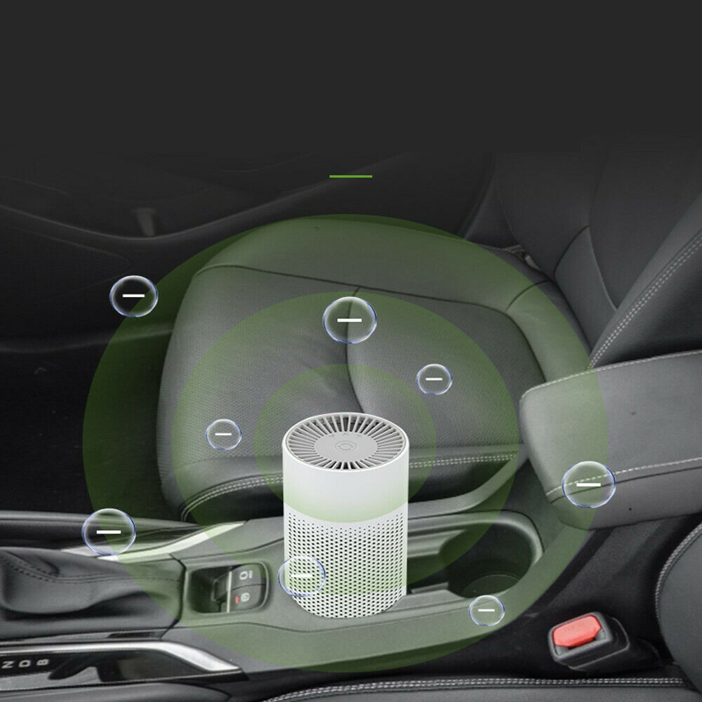 Car Air Purifier Cleaner Negative Ion USB Home Vehicle Air Cleaner Accessories
