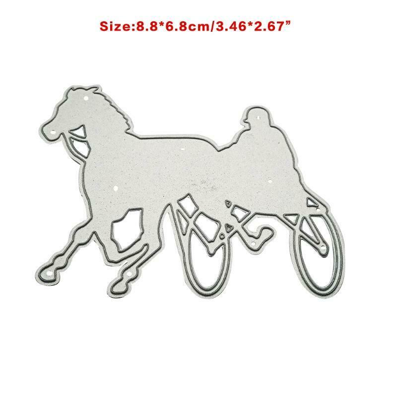 Carriage Metal Cutting Dies Stencil DIY Scrapbooking Album Paper Card Template